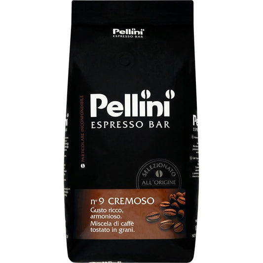 Café Expresso Italiano em Grão Nº 9 Cremoso Pellini Caffè 1kg