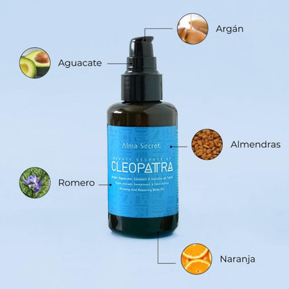 Cleopatra Alma Secret Óleo Firmador e Rejuvenescedor de Sândalo e Baunilha 100 ml