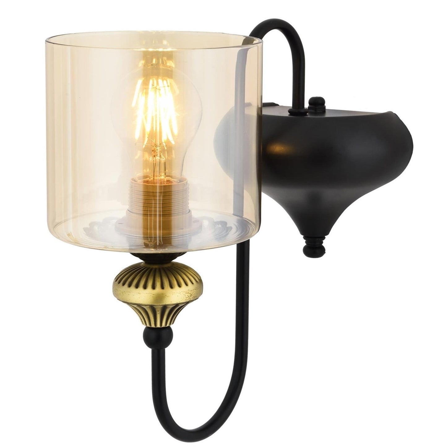 Aplique De Pared, Metal , Negro vintage, 22x14x18, Casquillo 1 X E 27 Max 60 W_0