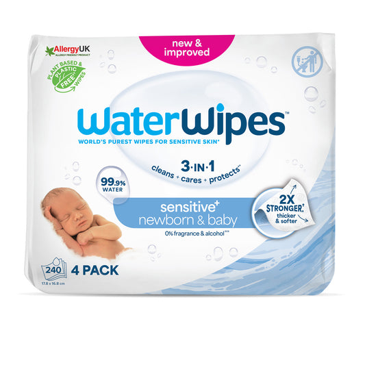 Toalhitas Húmidas WaterWipes BIO Baby 240 Unidades
