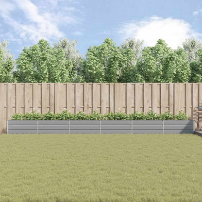 Jardinera Gris Claro 580 X 100 X 45 Cm Acero Galvanizado_3