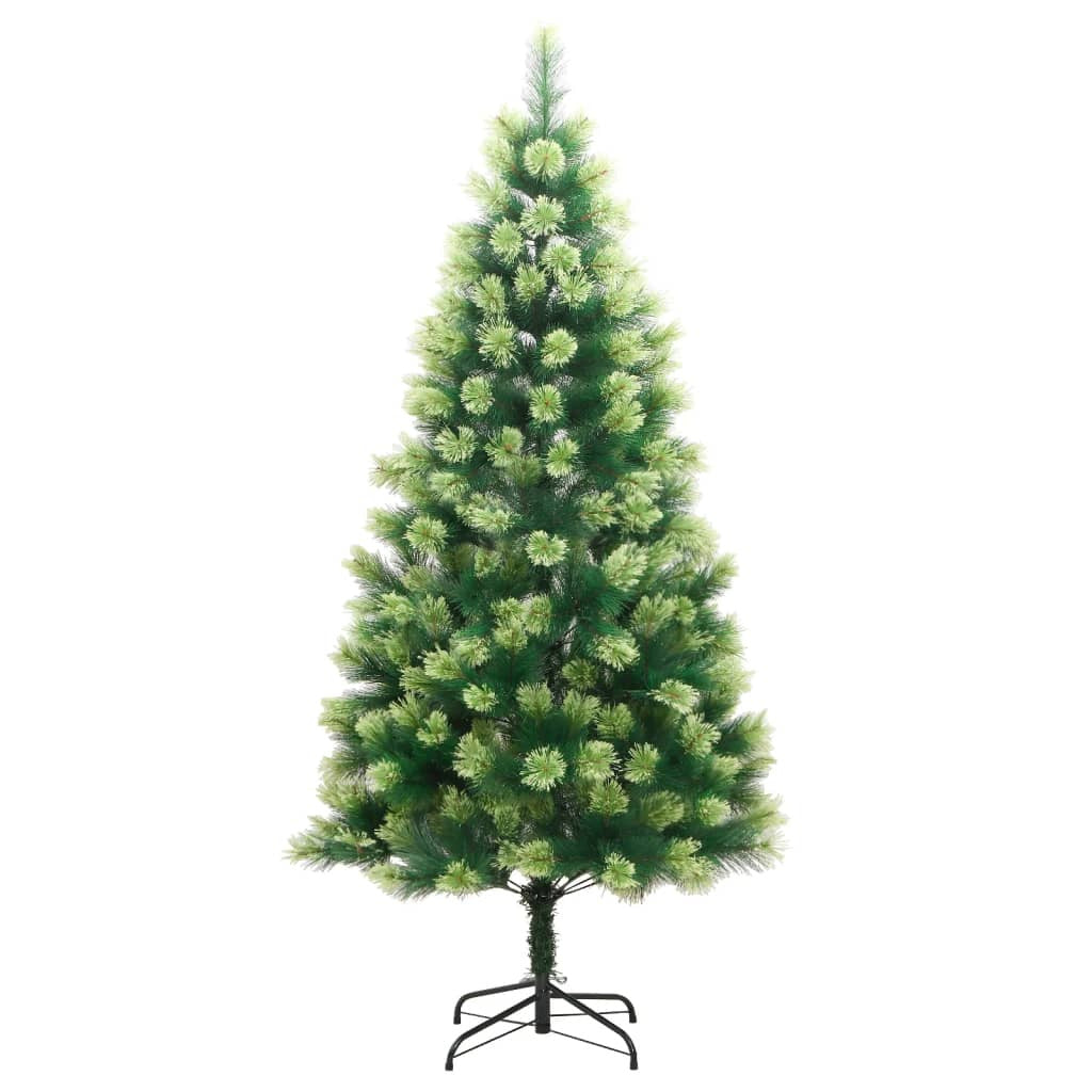 Vidaxl Árbol De Navidad Artificial Con Bisagras 300 Leds 240 Cm_3