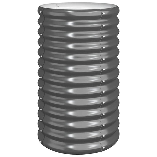 Jardinera Acero Galvanizado Antracita 40x40x68 Cm_0