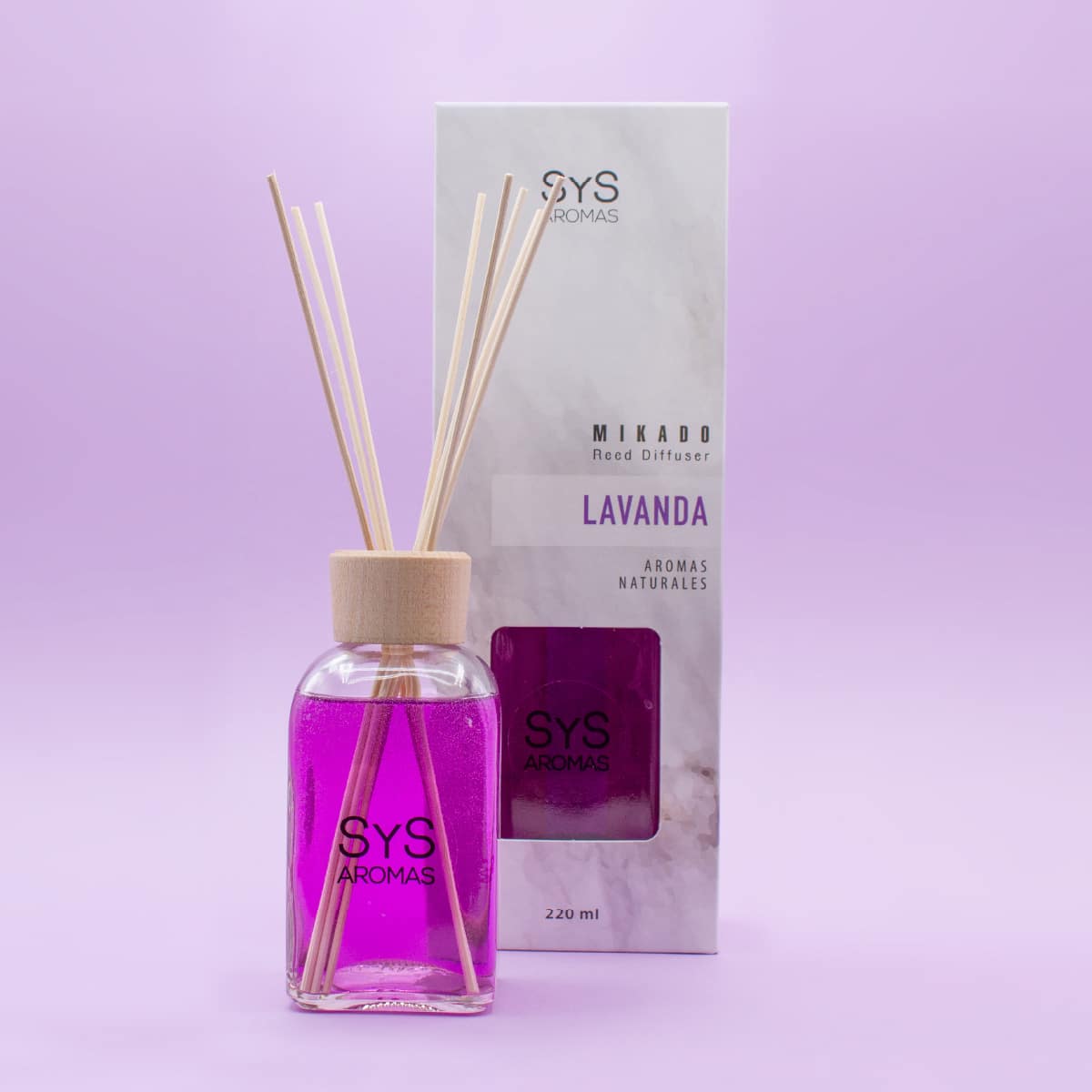 Ambientador Mikado Lavanda 220 ml | Aroma Floral Relajante | Efecto Calmante | Fragancia Duradera_1