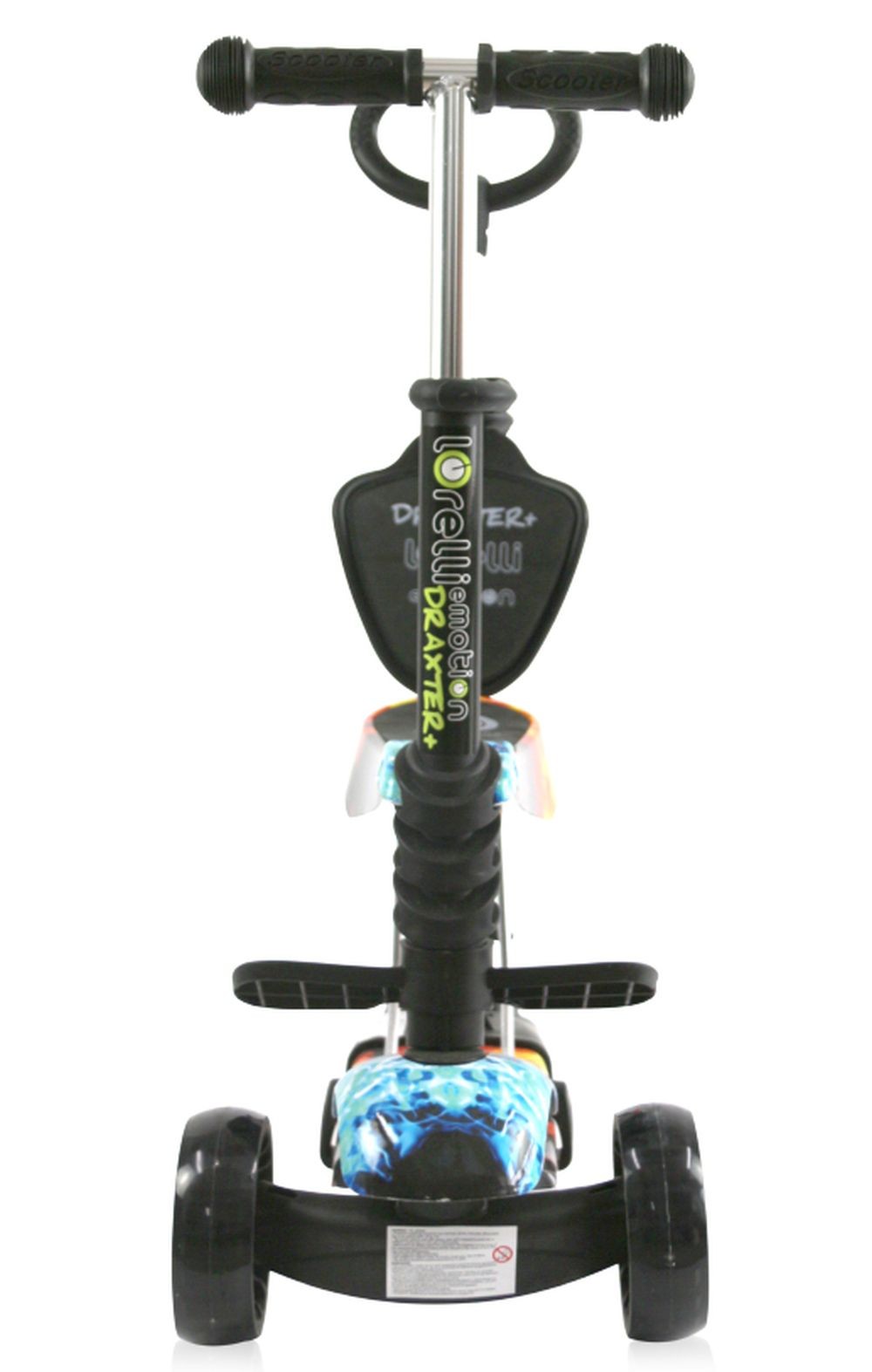 Patinete Evolutivo Con Asiento Y Mango Parental Draxter Plus Red Flame_4