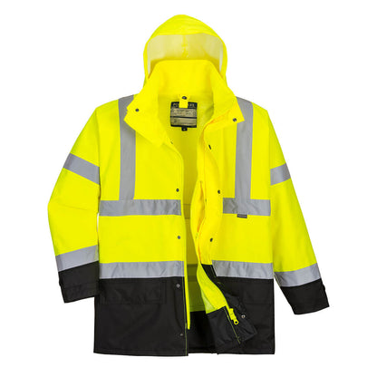 Parka 5 En 1 De Alta Visibilidad Contrast Executive / Xl / Naranja-marino_2