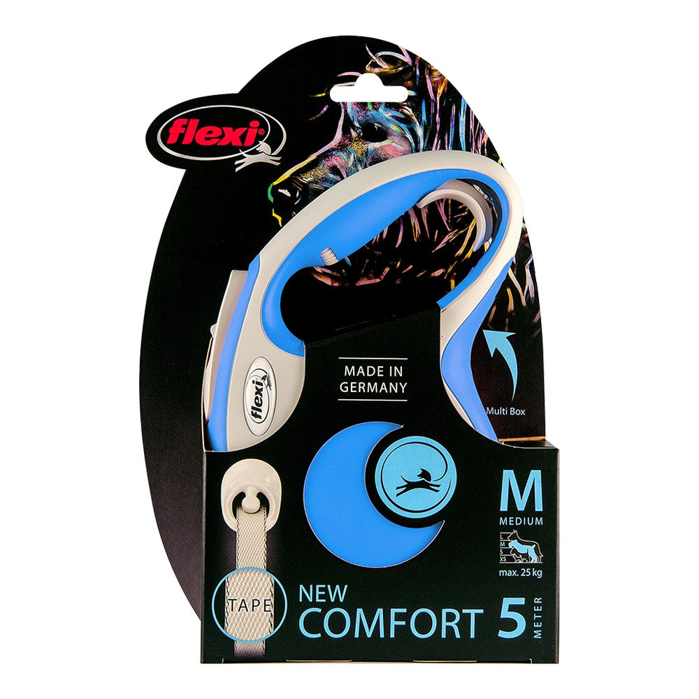 Correa Para Perros Flexi New Comfort Azul Talla L_0