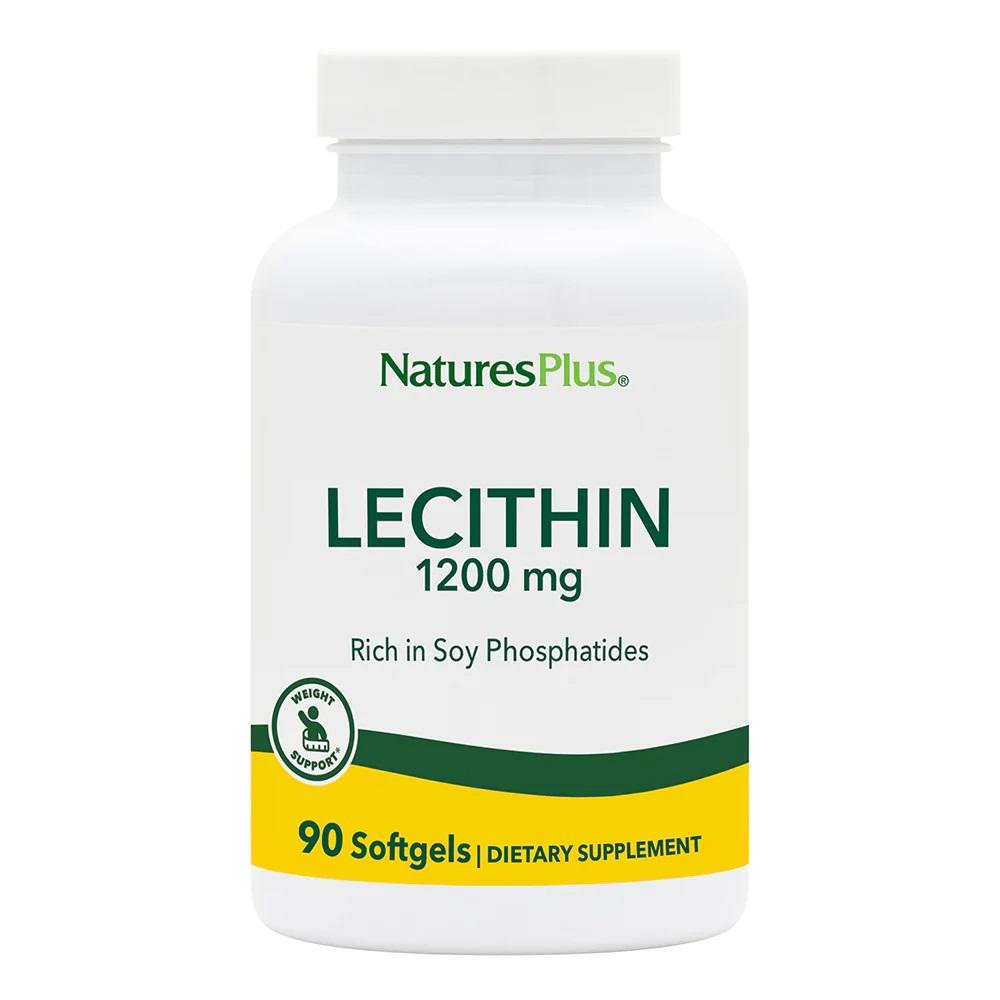 Lecitina de Soja 1200 mg Nature's Plus 90 pérolas