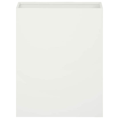 Macetero De Jardín 2 Uds. Blanco 40 X 20 X 40 Cm_3