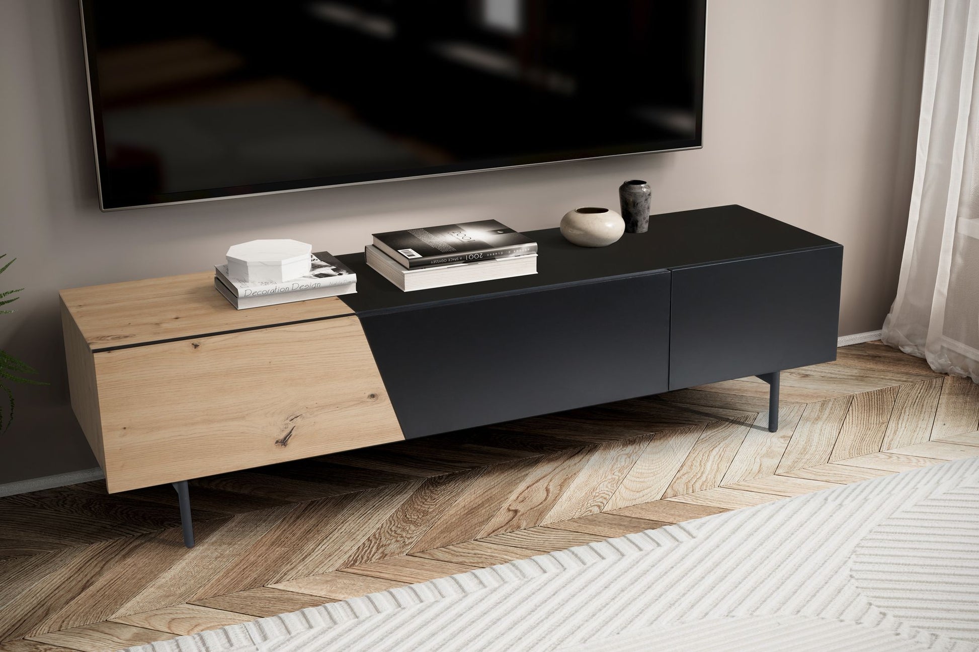 Mueble De Tv Compacto Y Versátil Modelo Wl6.815_2