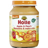 Holle ECO Maçã e Pêssego Pote +4 meses 190 g