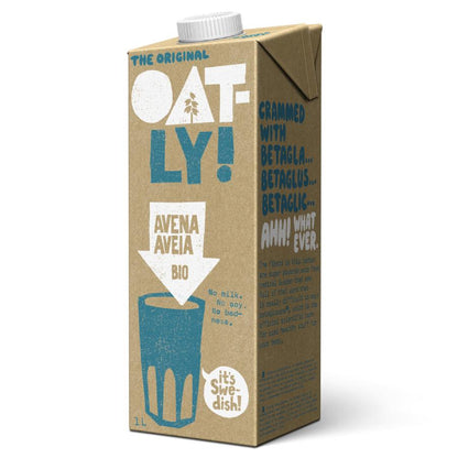 Embalagem de 6 unidades Original Oatly BIO Bebida de aveia 1L