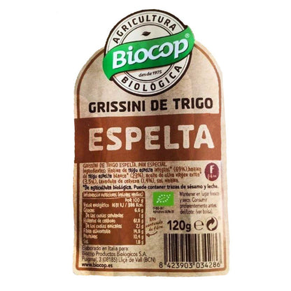 Palitos de pão de espelta Biocop 120 g