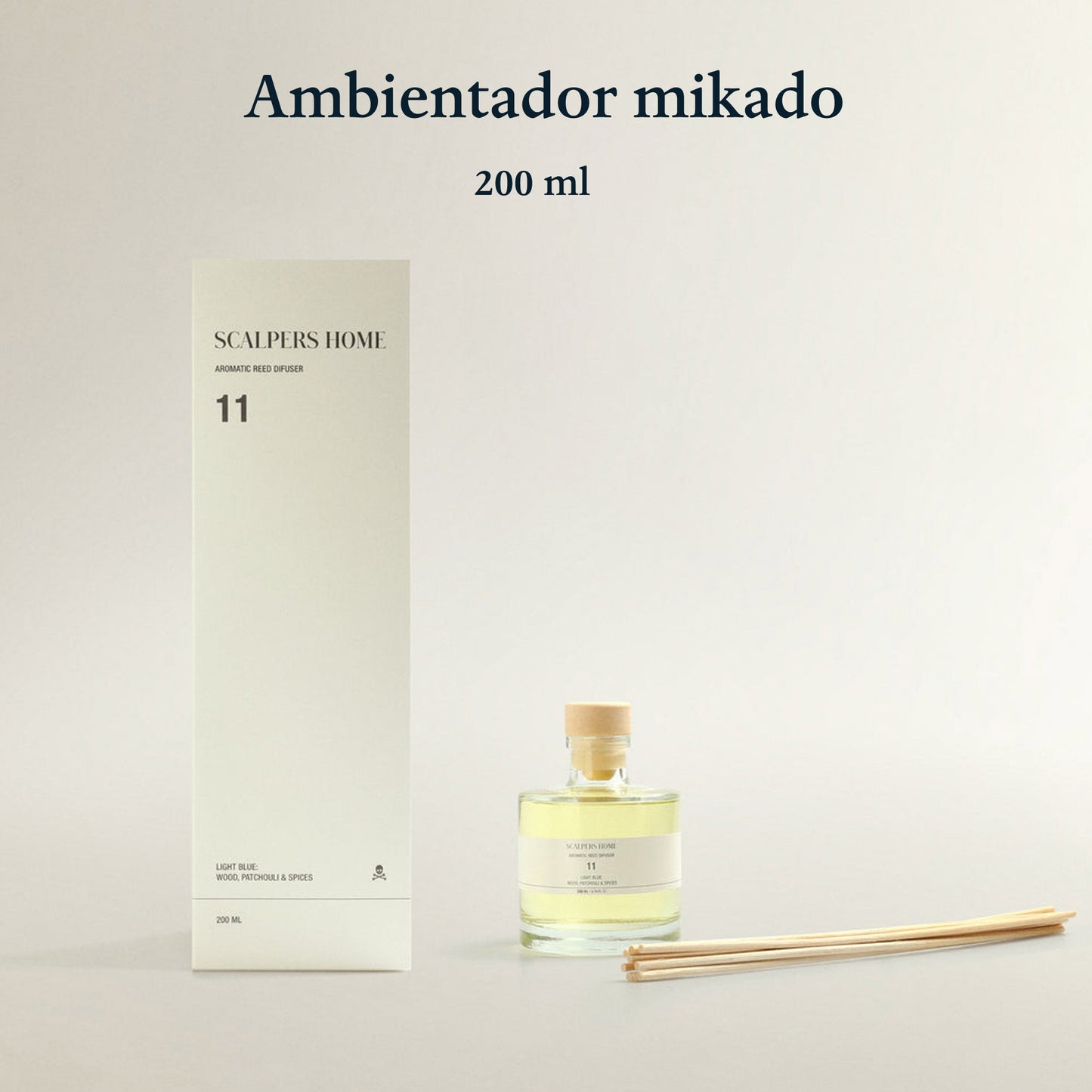 Difusor Mikado 200ml White Lotus Scalpers_1
