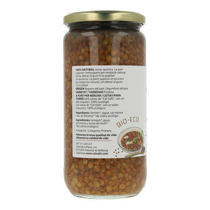 Lentilhas cozinhadas biológicas Cal Valls 250 g