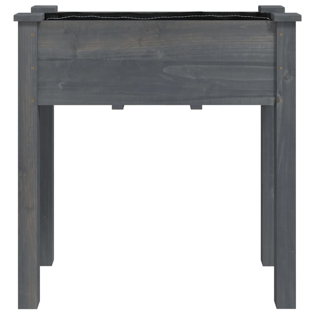 Jardinera Con Forro Interior Madera Abeto Gris 71x37x76 Cm_3