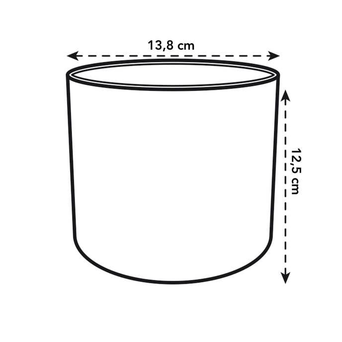 B. para vaso redondo macio Elho Green de 18 cm