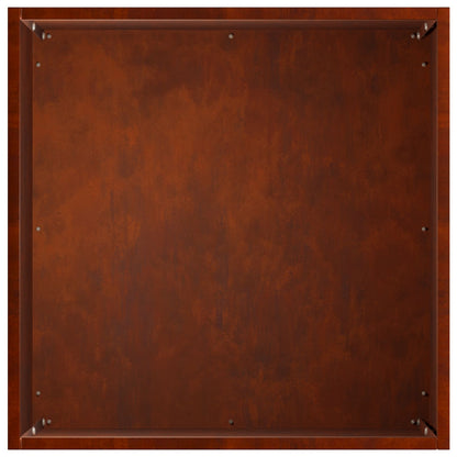 Macetero De Jardín Oxidado 45 X 45 X 45 Cm Acero Oxidado_4