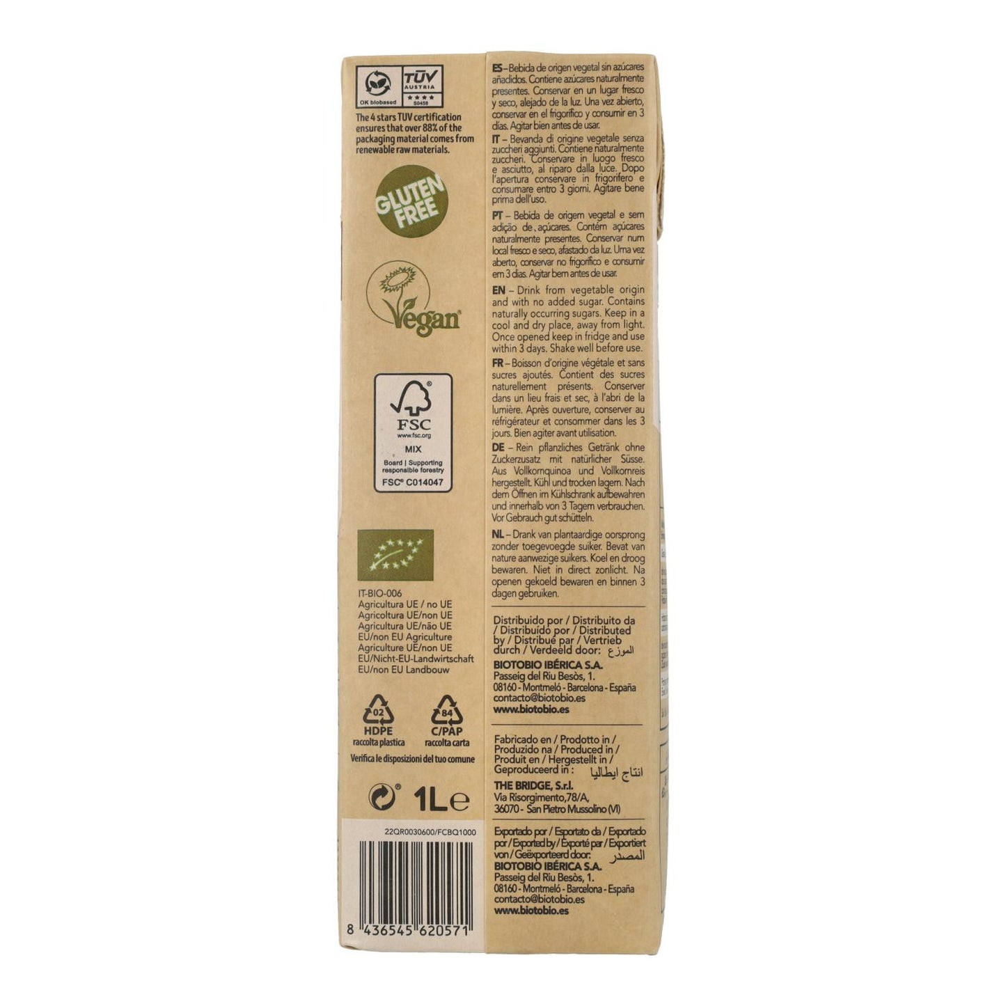 Bebida Royal Quinoa® e Arroz 1 L
