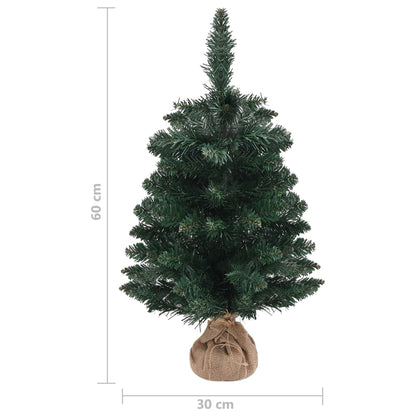 Vidaxl Árbol Navidad Artificial Con Soporte Pvc Verde 60 Cm_4
