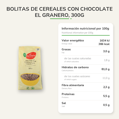 Información nutricional