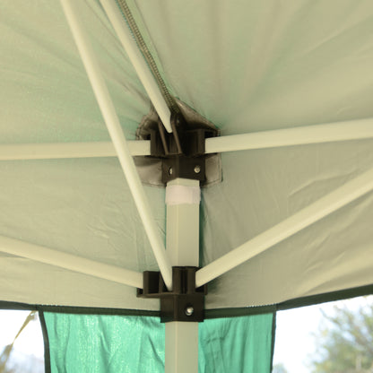 Outsunny Carpa Gazebo Con Paredes Desontables Ventanas Visibles Incluye Bolsa_4