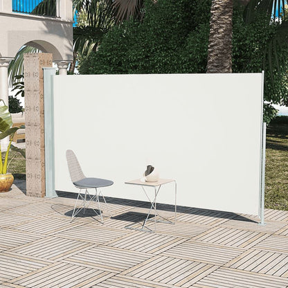Vidaxl Toldo Lateral Retráctil De Jardín Crema160x300 Cm_1