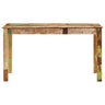 Mesa De Comedor De Madera Maciza Reciclada 140x70x76 Cm
