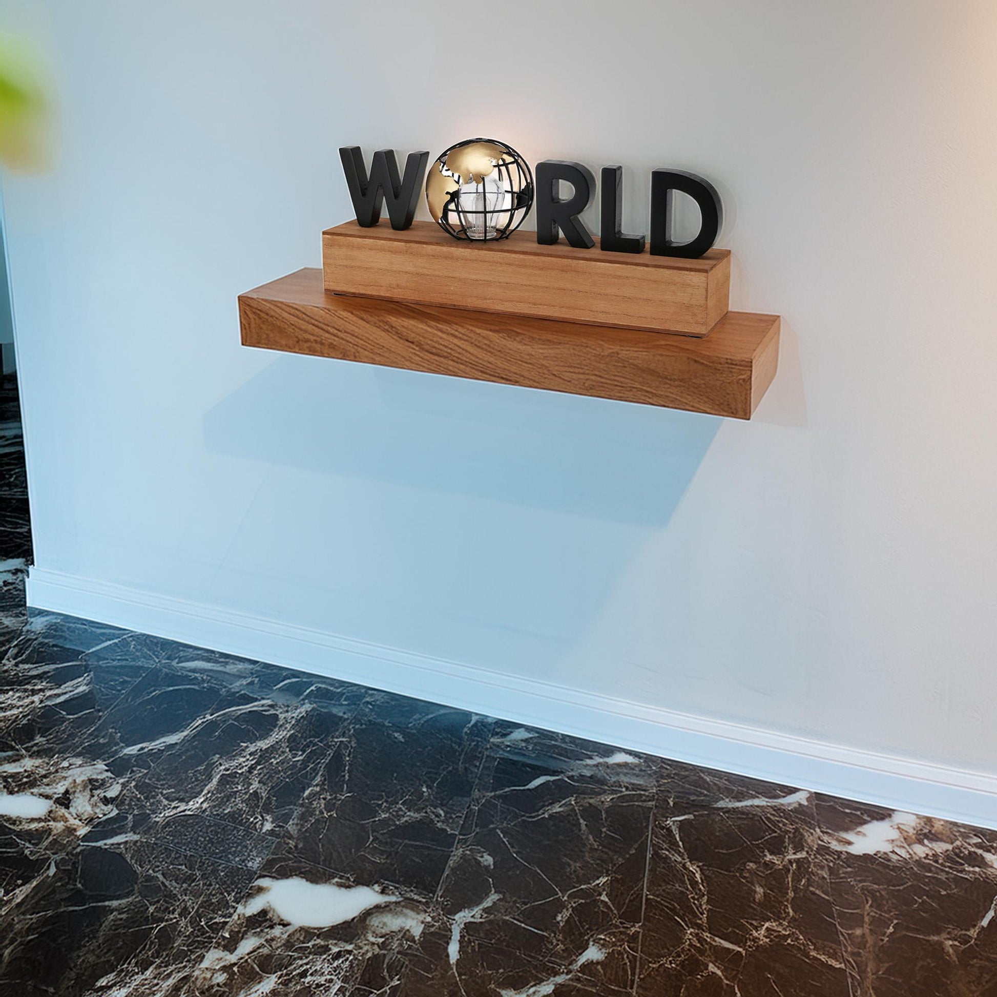 Well Home Lámpara Con Texto Led ''world''_2