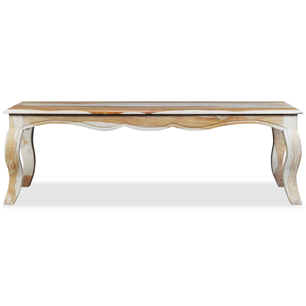 Mesa De Centro De Madera Maciza De Sheesham 110x60x35 Cm_4