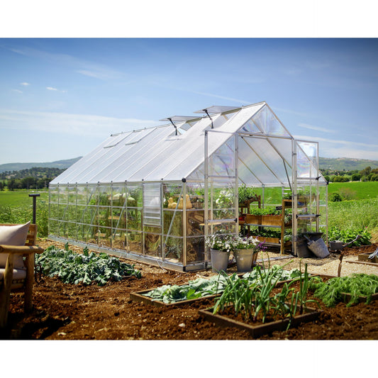 Estufa Balance Garden 604x304x257 cm Prata 