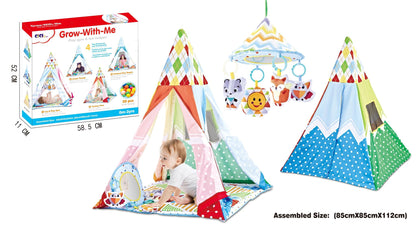 2 En 1 Manta De Actividades Tipi Musical Dots_1