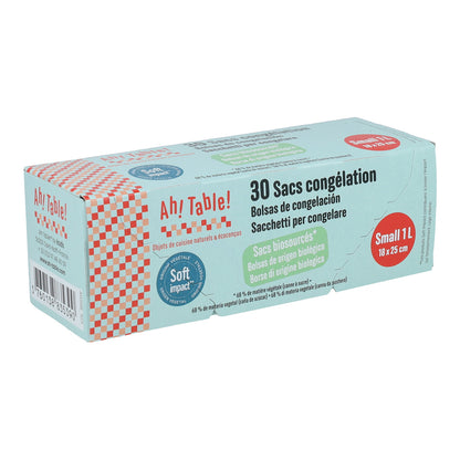 Sacos para congelador/conserva 18x25, Ecodis, 30 unid.