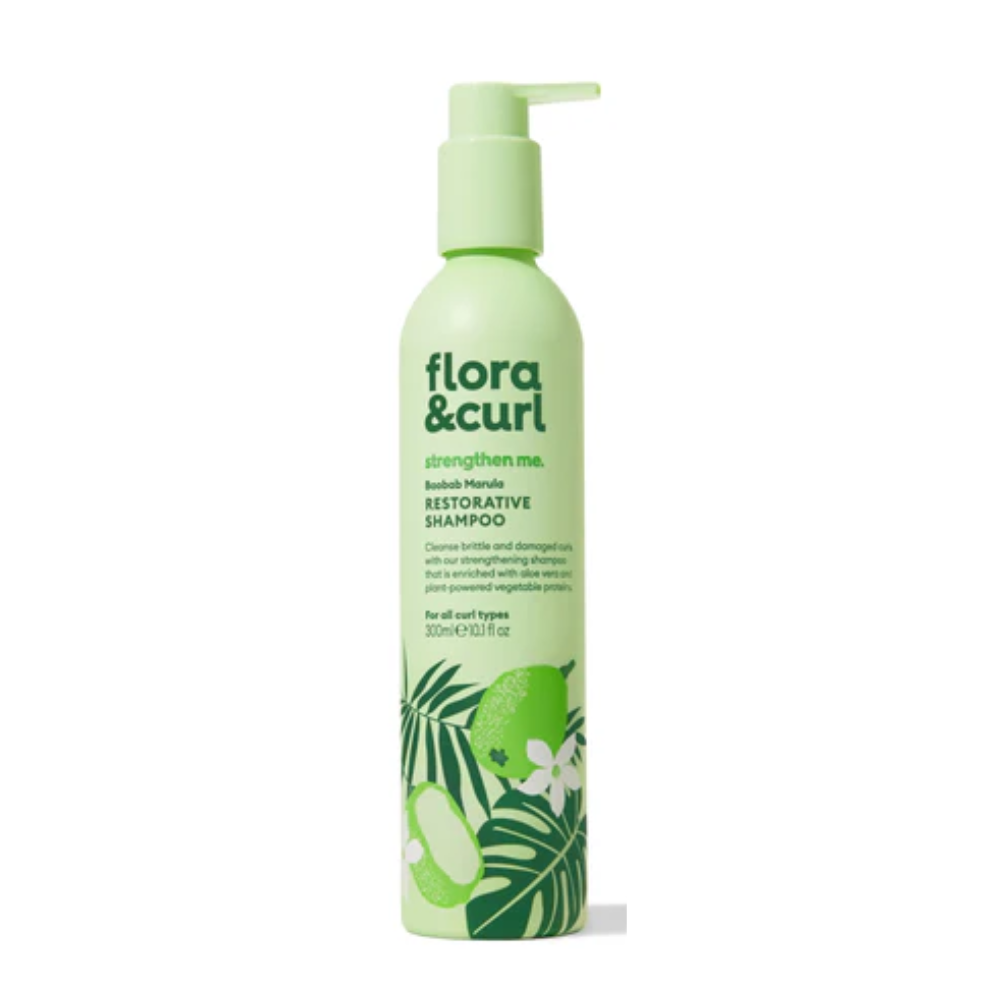 Flora And Curl Baobab Marula Restorative Champú 300ml_0