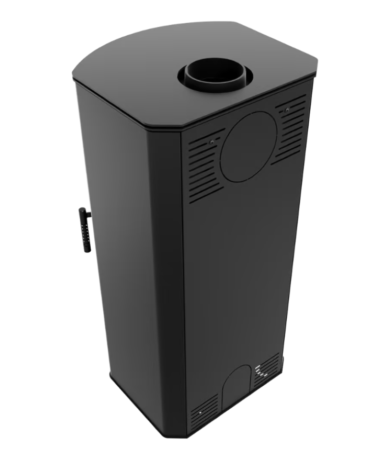 Bricosol Estufa De Leña De Acero Kratki Titan Panorama Ø 150 11 Kw_2