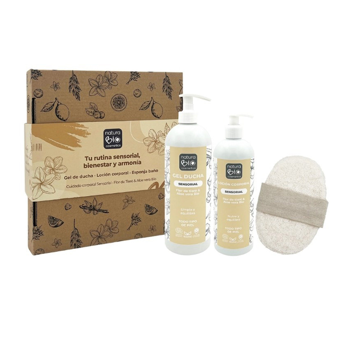 Pack Higiene e Cuidado Corporal Sensorial + Oferta Caixa Presente NaturaBIO Cosmetics