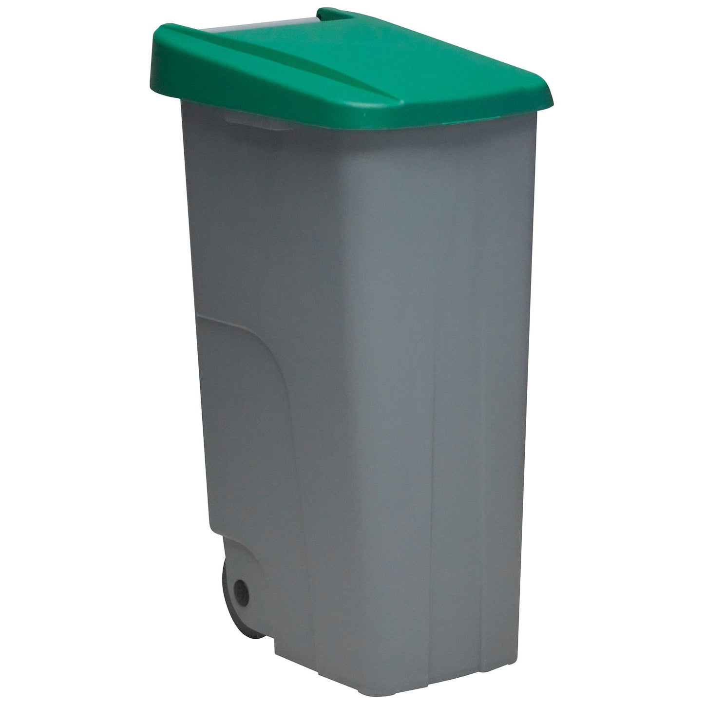 Contenedor Reciclo 110l Verde Cerrado 88x57x42 Cm Wellhome_0