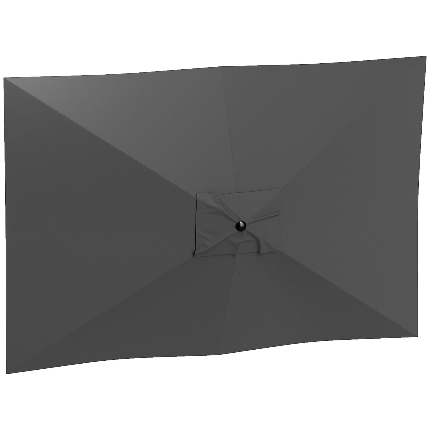 Outsunny Toldo De Recambio De Sombrilla De 3x2 M Con Ventilación Superior Gris_0