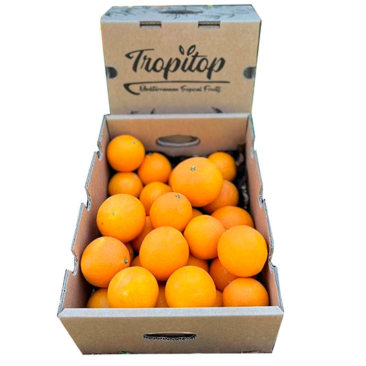 Caja De Naranjas Valencianas Frescas Tropitop 4kg_0