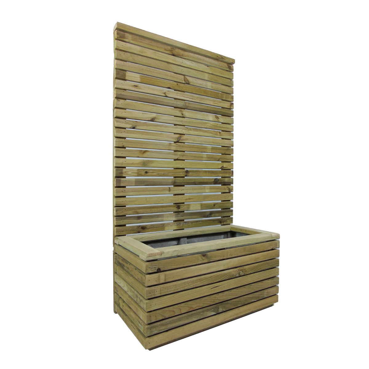 Jardinera Con Panel 150 Cm Mavira Vidahuerto 80x40x40 Cm