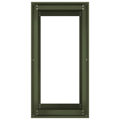 Jardinera Acero Verde Oliva 40x80x80 Cm_4