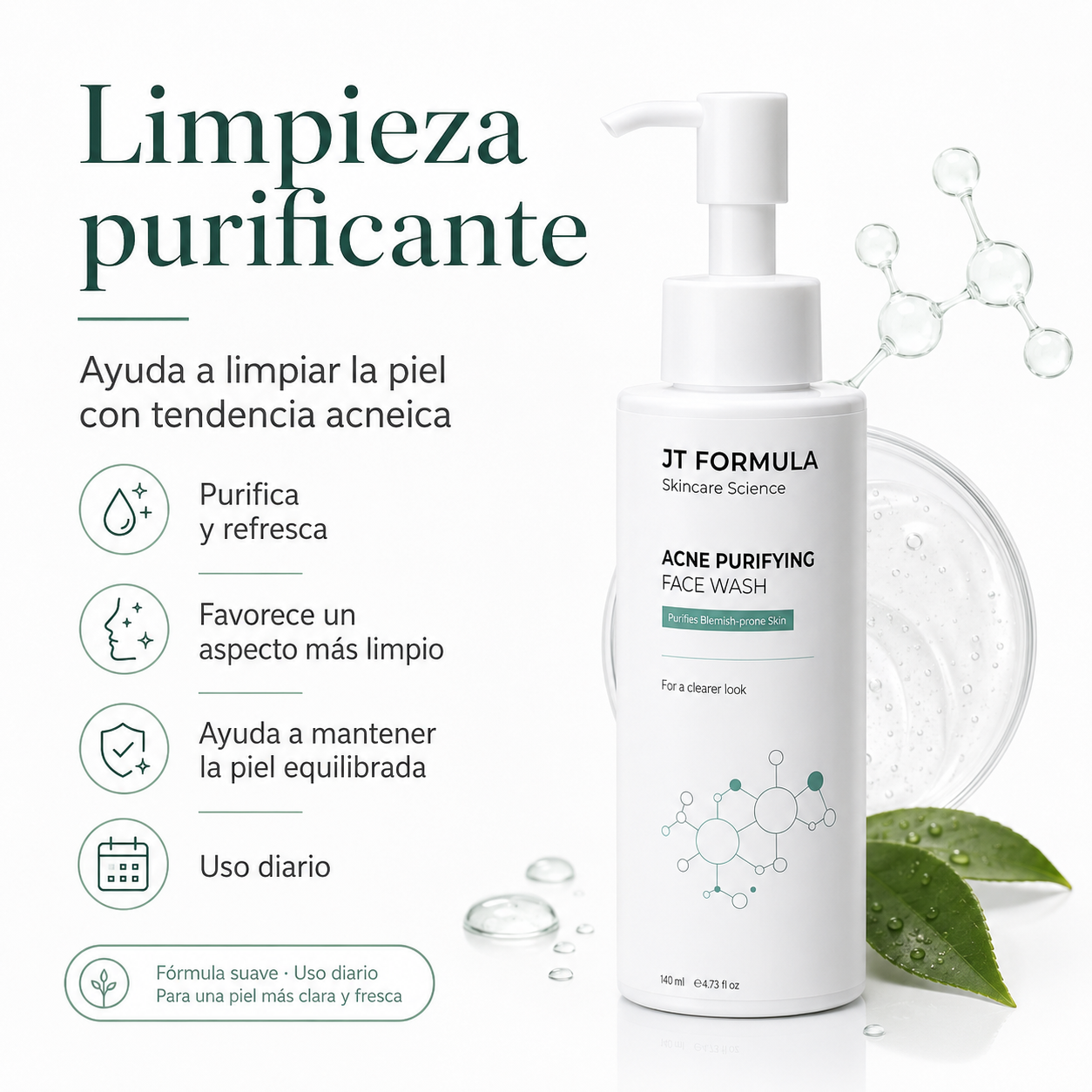 Limpiador Facial Purificante Para Acné_1