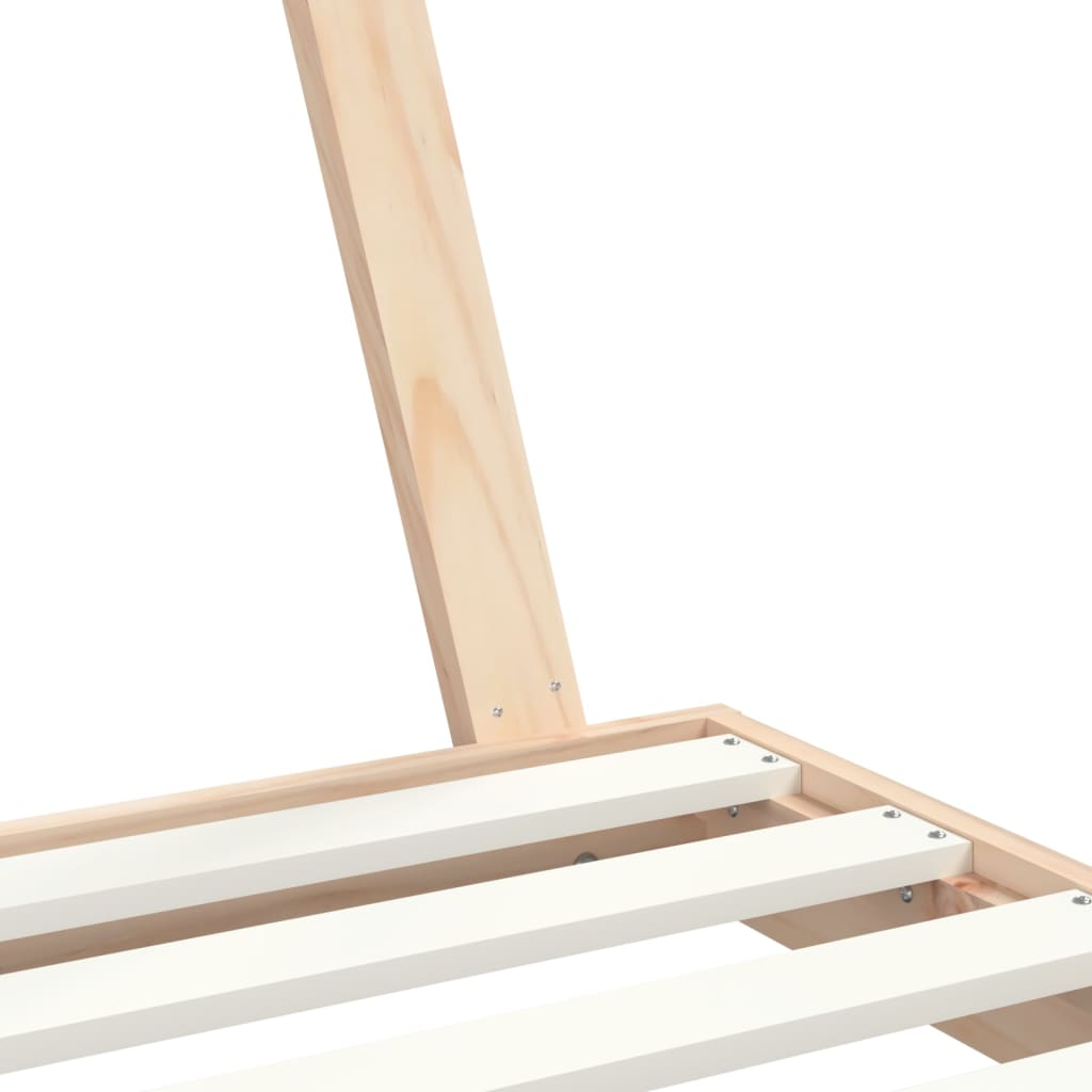 Estructura De Cama Para Niños Madera Maciza De Pino 80x200 Cm / Vetonek_1