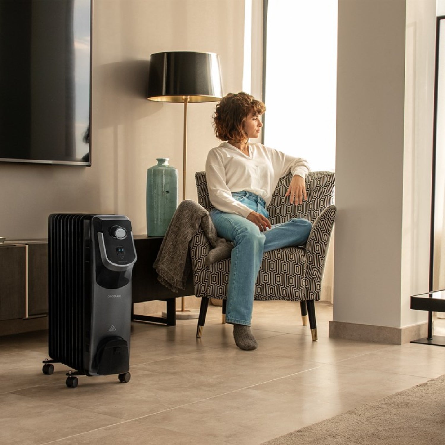 Cecotec Radiador De Aceite Readywarm 11000 Space 360 Black_1