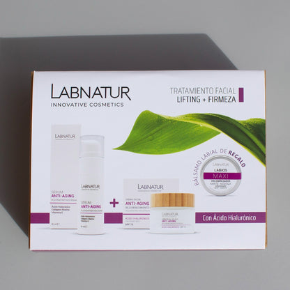 Labnatur Pack Lifting Firmeza | Ácido Hialurónico | Crema Sérum Antiarrugas + Bálsamo Voluminizador Regalo | Natural_4