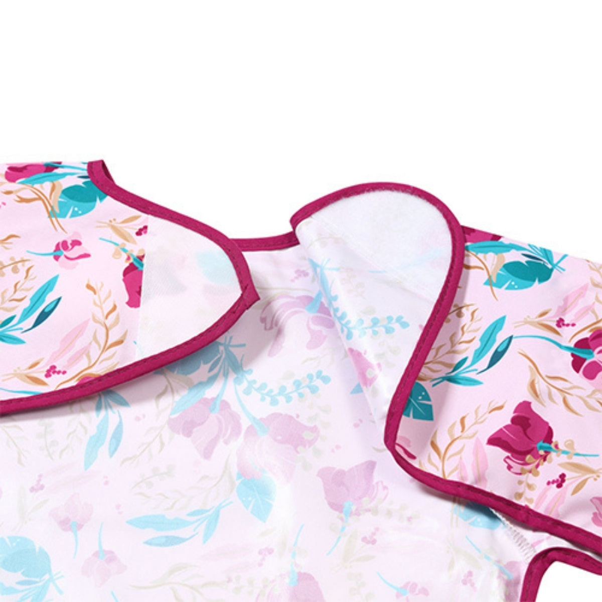 Babero Baby Con Mangas 2-4 Años Floral_3