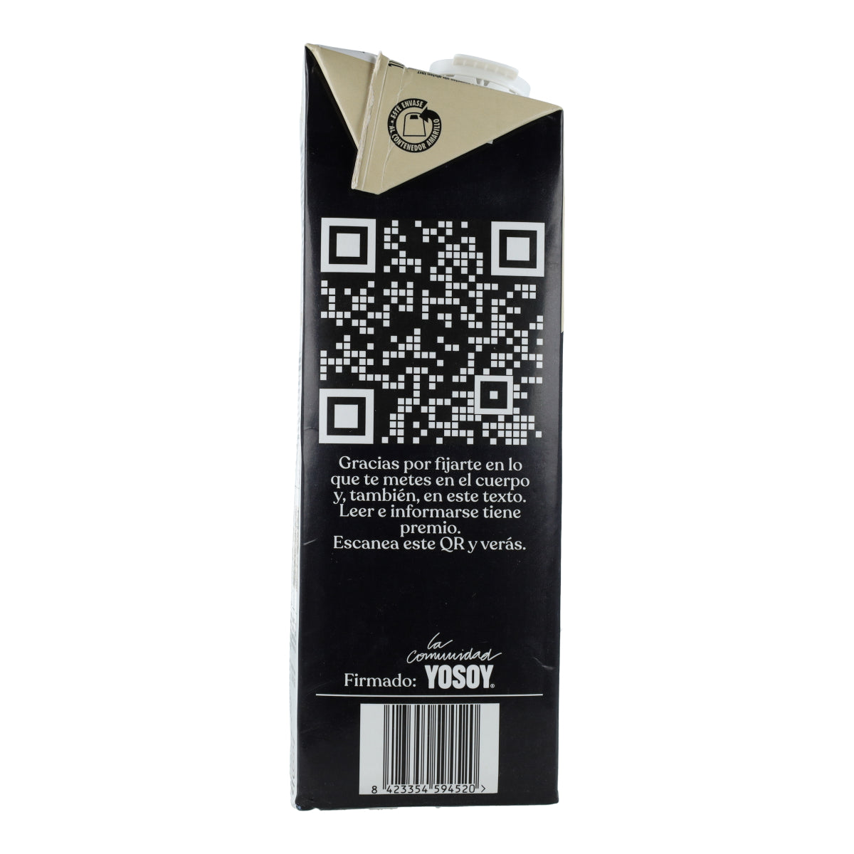 Bebida Barista Chai y Avena sin gluten YOSOY 1L