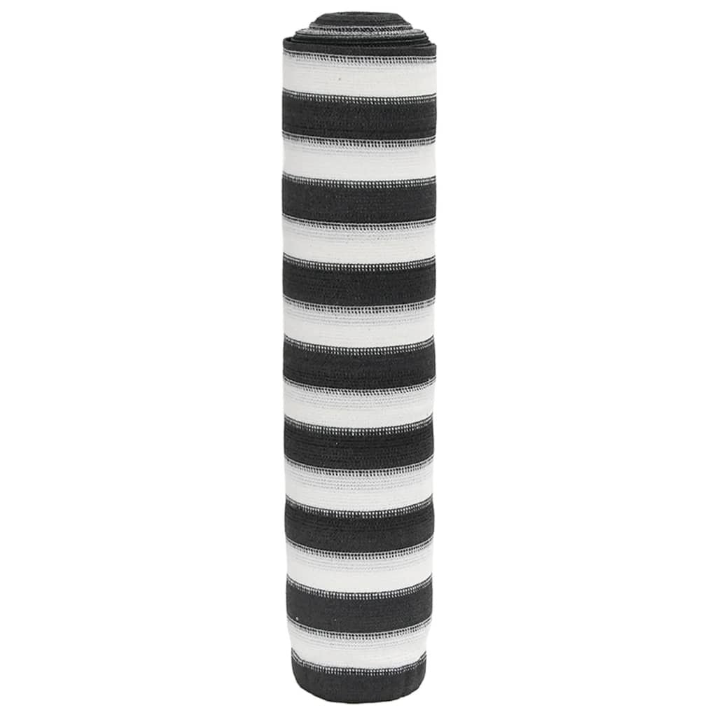 Vidaxl Red De Privacidad Hdpe Gris Antracita Y Blanco 1,2x10 M 75 G/m²_0