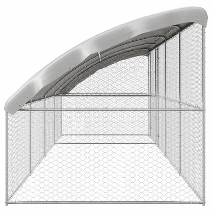 Refugio Para Perros 4 Pcs Plateado 8 X 2 X 2 M_4