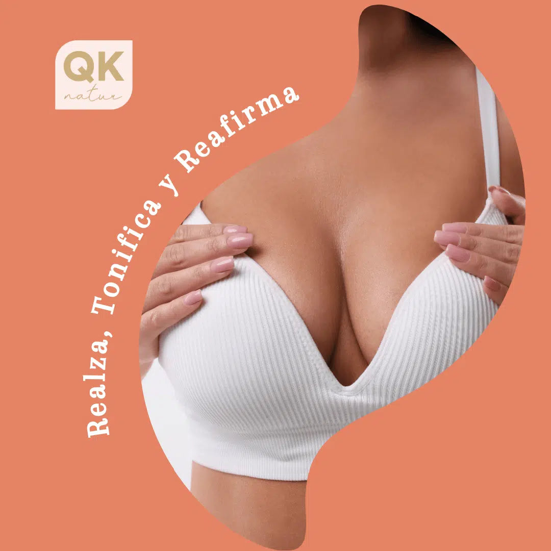 QKnatur - Aceite Para Senos Reafirmante 100 ml. Realza Y Tonifica Los Senos. Para Escote Y Pecho Con Q10_2